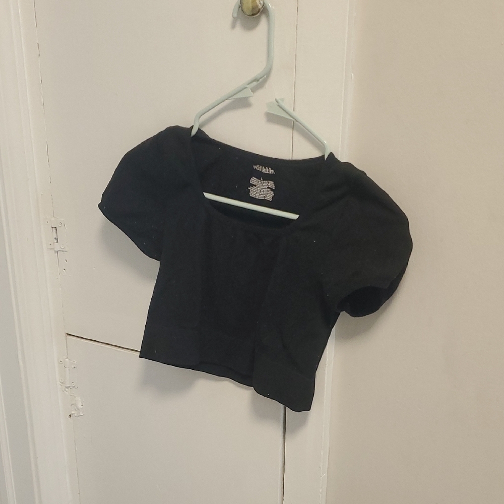 Wild Fable Kids Black Short Sleeve Tee